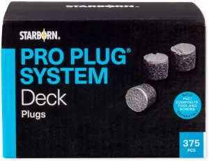 Starborn Pro Plugs for TimberTech Maritime Gray Decking - 375 Count