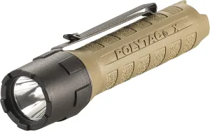 Streamlight 88615 PolyTac X USB 600-Lumen Multi-Fuel Professional Tactical Flashlight, Box, Coyote
