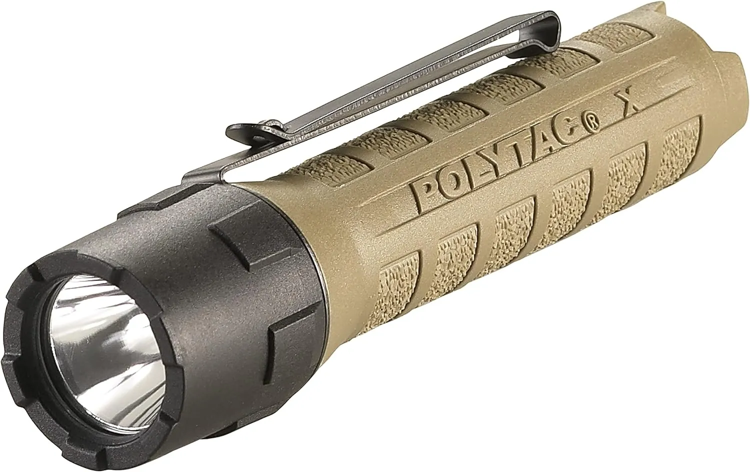 Streamlight 88615 PolyTac X USB 600-Lumen Multi-Fuel Professional Tactical Flashlight, Box, Coyote