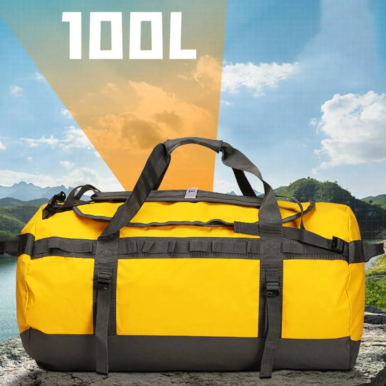 SUNNIMIX 100L Waterproof Camping Backpack – Large Capacity Hiking, Climbing & Travel Rucksack