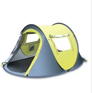 Sunshade Family Tent,Camping Tent for Outdoor Camping with Double-layer Fiberglass Poles