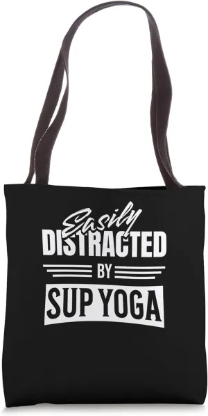 SUP yoga Buoyant pretzel Paddleboard yogi SUP yoga Tote Bag