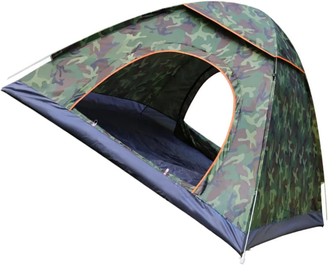SUPVOX 3-4 Person Full Automatic Tent for Hiking Quick Opening Waterproof Windproof 8 Stake 4 Guy Ropes 1 Roof Cover
