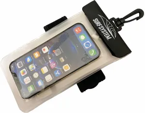 SURF SYTSTEM Floating Waterproof Pouch, w/Neoprene Armband   Audio Jack for Smartphone   Screen Touch Functionality - Drybag Case, iPhone, Android for Surfing, Bodyboarding, Fishing, Boating, Kayaking