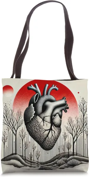 Surreal heart Tote Bag