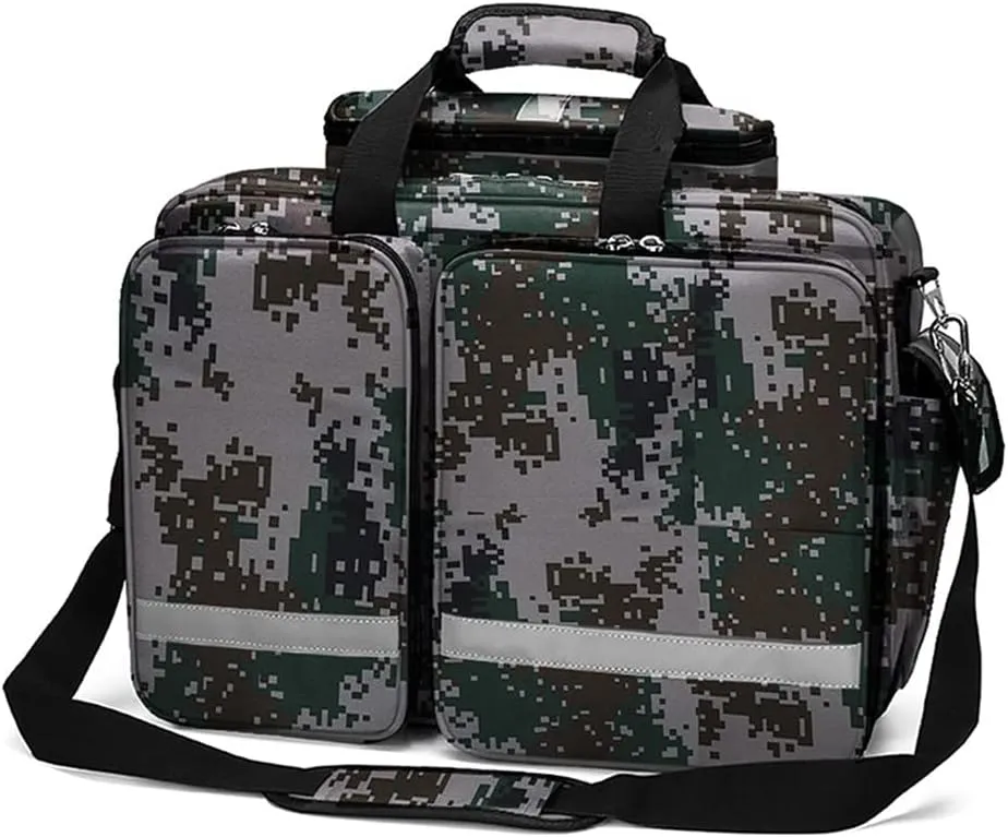 Survival Kit First Aid Kit Empty Tactical Trauma Bag Emergency Kit for Camping Hiking Home Outdoor Truck Vehicle Car Fishing Travel(Camouflage)