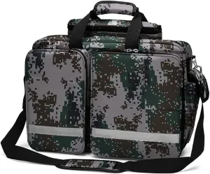 Survival Kit First Aid Kit Empty Tactical Trauma Bag Emergency Kit for Camping Hiking Home Outdoor Truck Vehicle Car Fishing Travel(Camouflage)