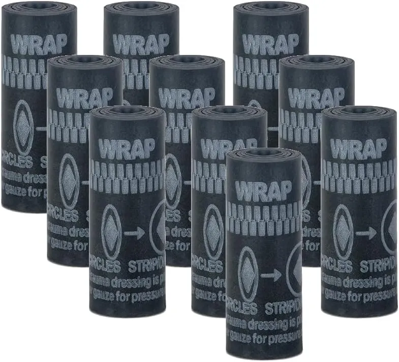 SWAT-T Tourniquet Black 10 Pack, Emergency First Aid Equipment for Massive Hemorrhage Control, Made in The USA