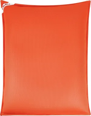 Swimming Bag Bean Bag Lounger and Floater for Pools and Backyards Orange
