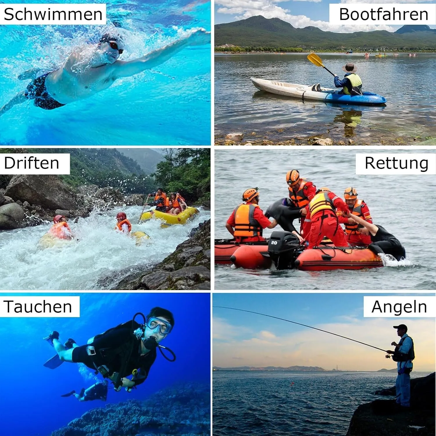 Swimming Vest Flotation Aid, Fishing Vest for Adult, Adjustable Reflective Safety Buoyancy Vest, for Water Sports Kayak Rafting Sailing