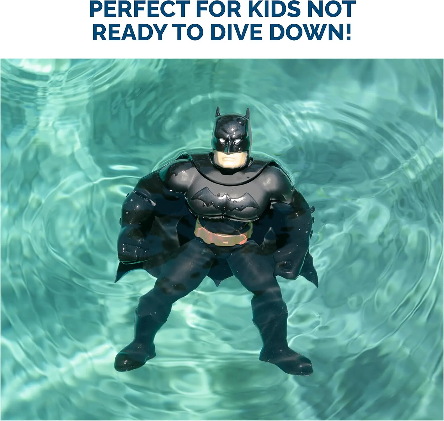 Swimways DC Batman Floatin' Figures, Batman & Joker 2-Pack Pool Toys for Kids Aged 3 & Up