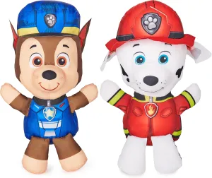 SwimWays Nickelodeon Paw Patrol Chase and Marshall Swim Huggable 2-Pack, Floating Paw Patrol Toys for Kids Ages 1 