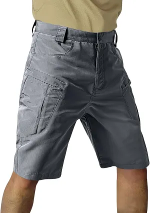 Tactical Cargo Shorts for Men Waterproof Ripstop Work Shorts Lightweight Quick Dry Hiking Short Pants Multi Pockets