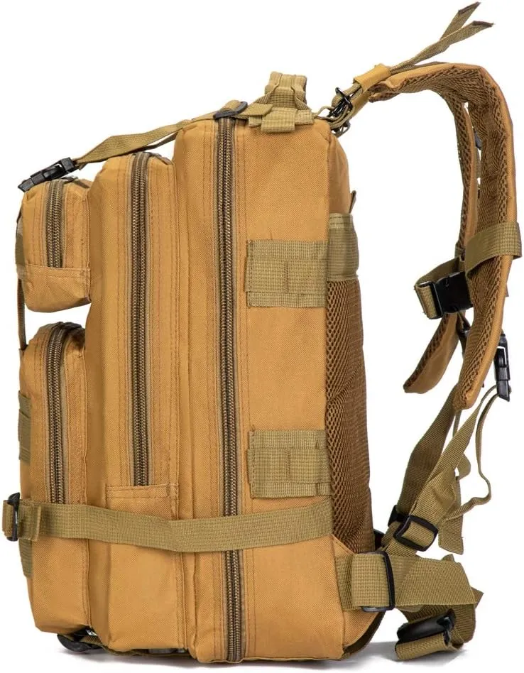 Tactical First Aid Bag MOLLE EMT IFAK Backpack Trauma First Aid Responder Medical Utility Military Rucksack Emergency (Tan)
