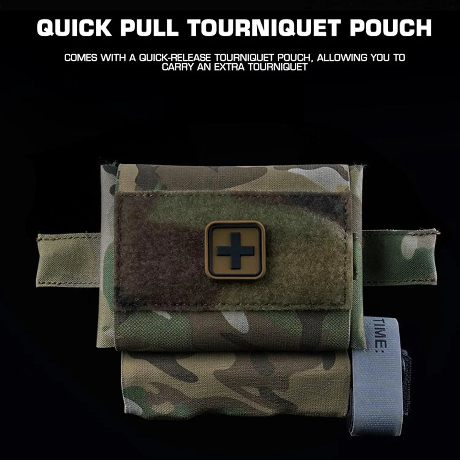 Tactical First Aid Medical Pouch,Two Mount IFAK Medical Kit Bag, Emergency Survival Bag for Outdoor Activities
