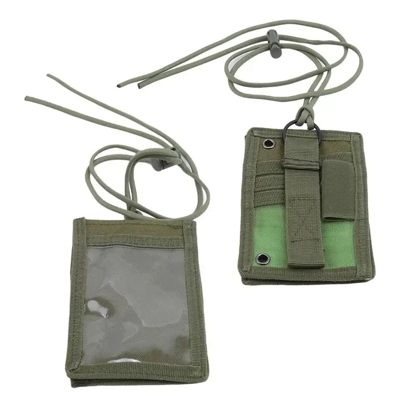 Tactical ID Badge Holder with Lanyard & Pen Loop