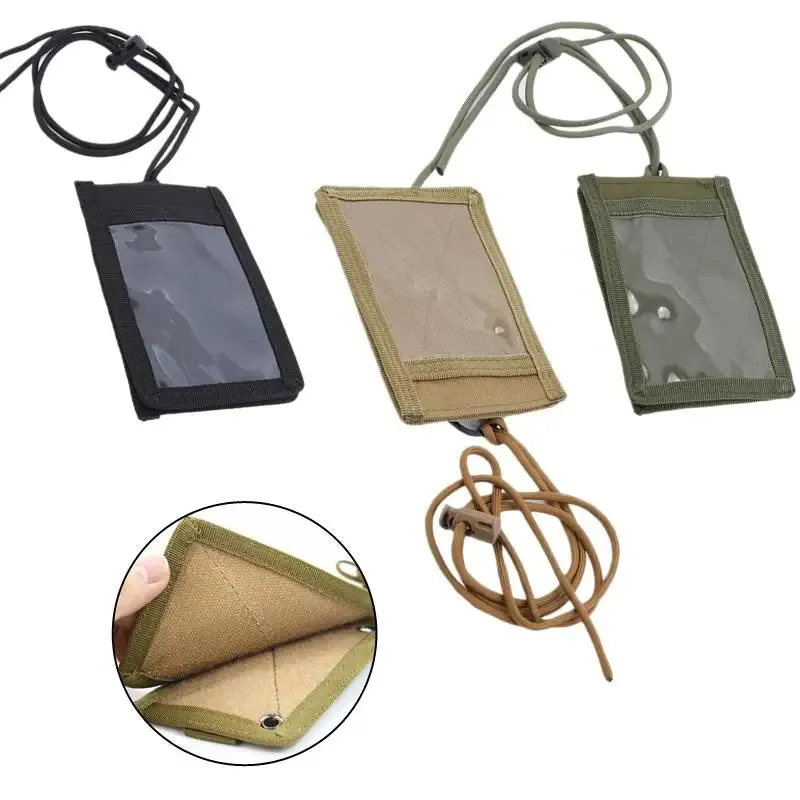 Tactical ID Badge Holder with Lanyard & Pen Loop
