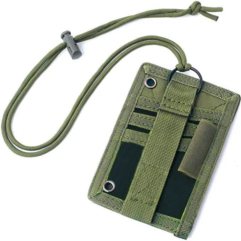 Tactical ID Badge Holder with Lanyard & Pen Loop