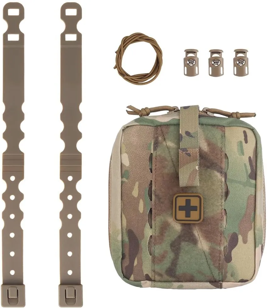 Tactical MED Pouch MOLLE Rapid Deployment First Aid Kit Outdoor Hunting Camping Survival Emergency Tools Bag