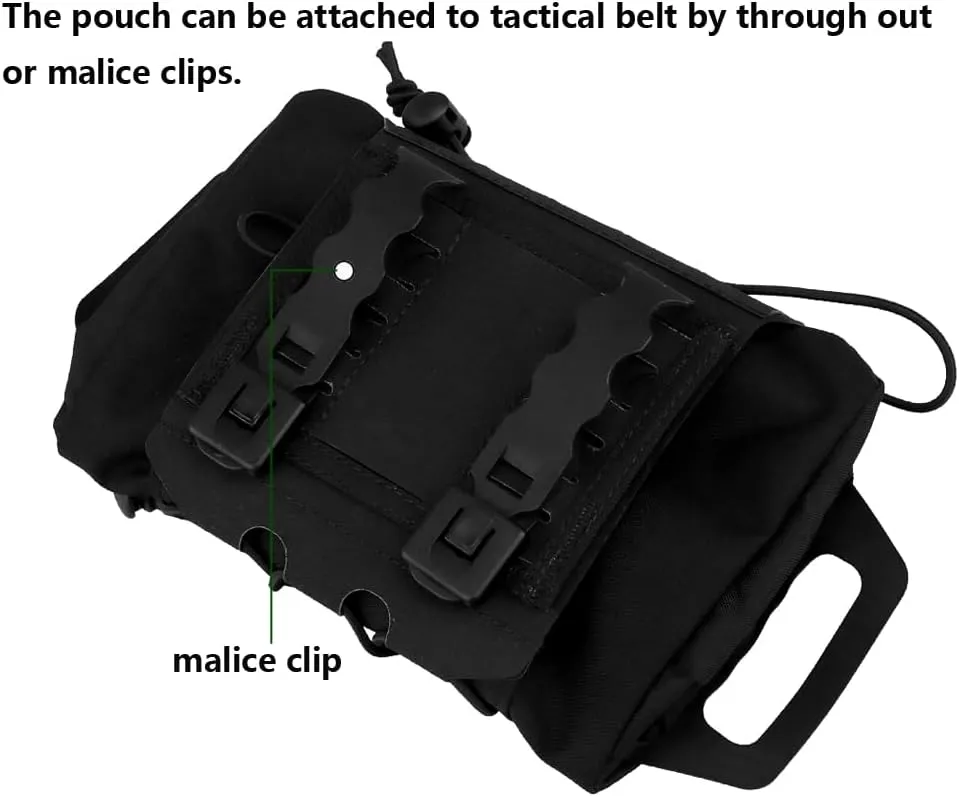 Tactical Medical Molle First Aid Pouch Two Piece System Micro Med kit Emergency Hunting Bag(Medium Size)