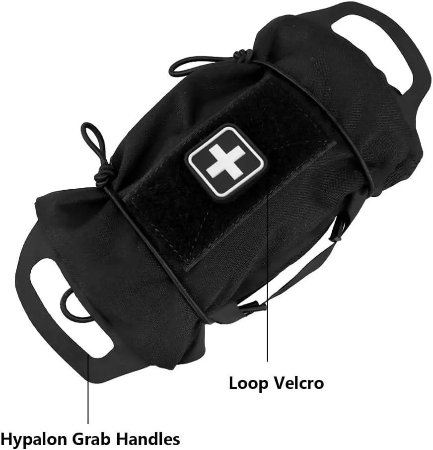 Tactical Medical Molle First Aid Pouch Two Piece System Micro Med kit Emergency Hunting Bag(Medium Size)