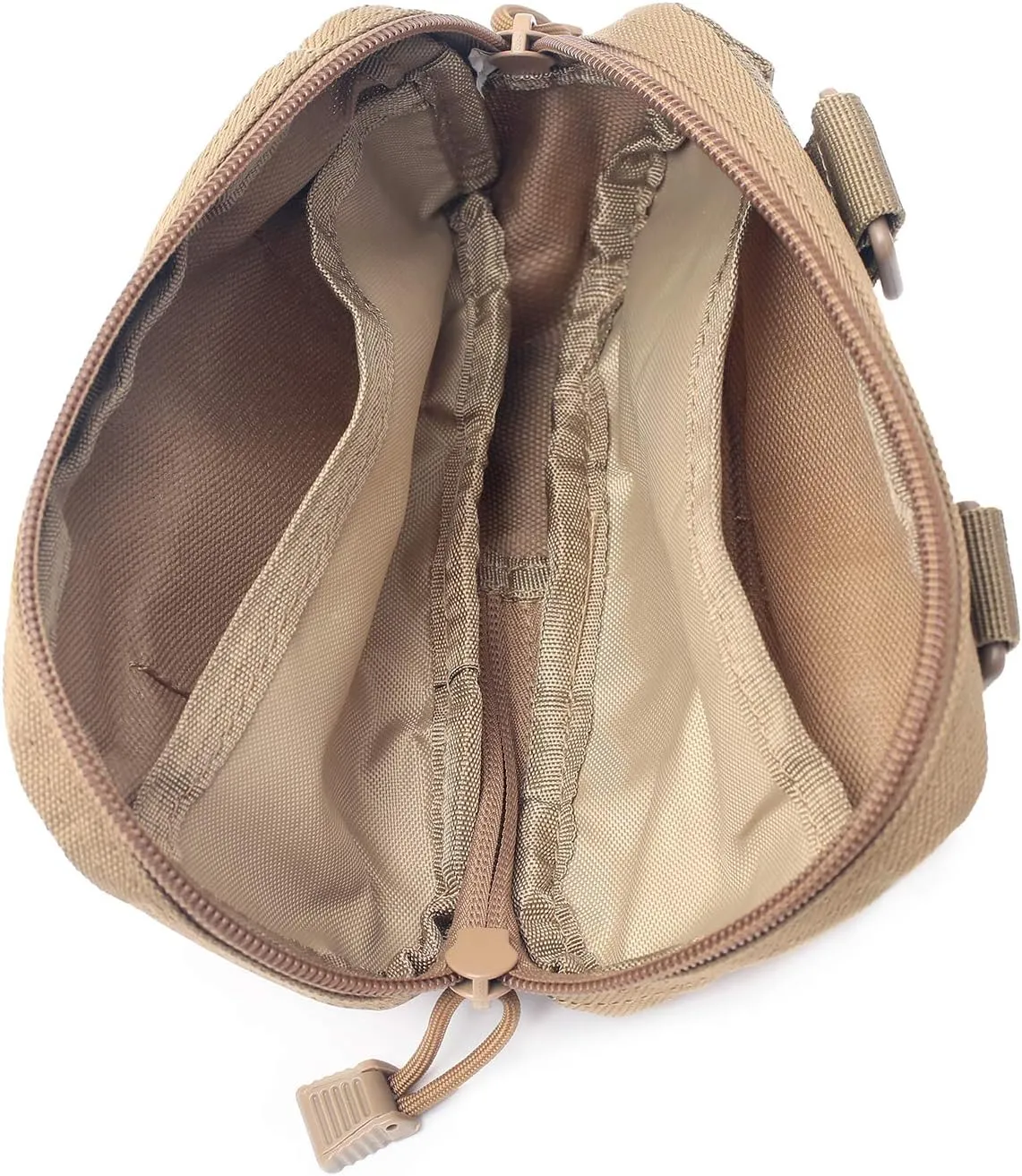 Tactical Molle Horizontal Admin Pouch Compact 1000D Utility EDC Tool Bag with Shoulder Strap