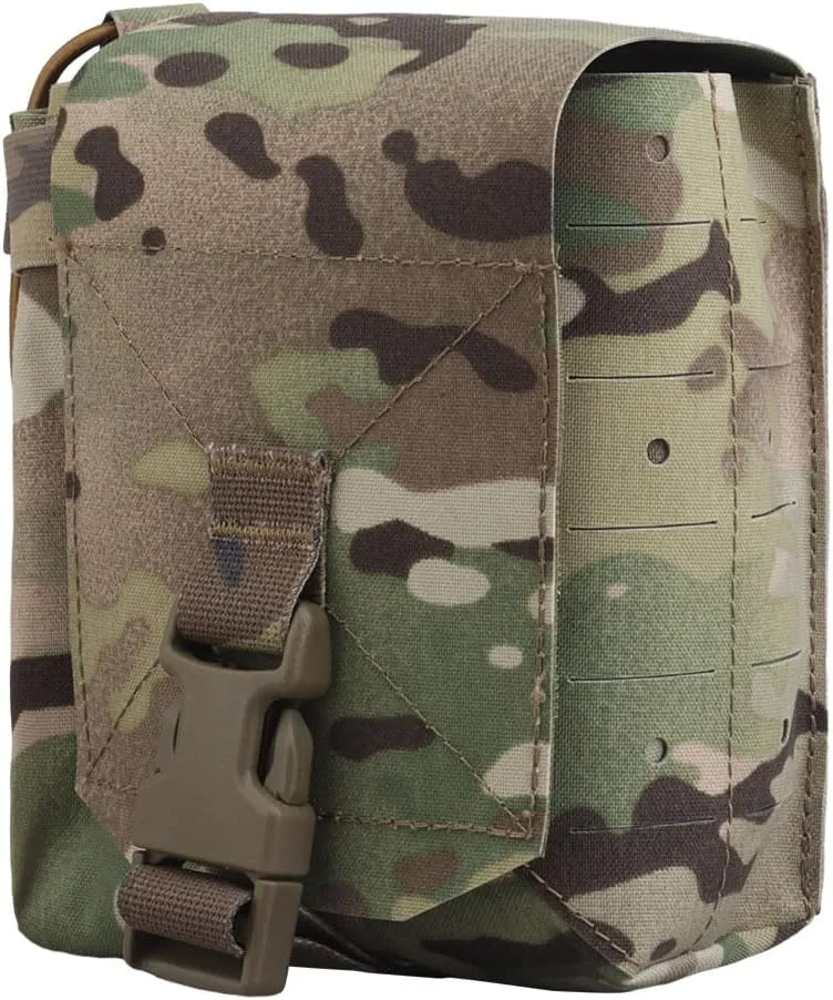 Tactical Multi-Purpose Sub Pouch, Walkie Talkie Carry Radio 5.56 Magazine Holder Tool Utility Bag Hunting Vest Accessories