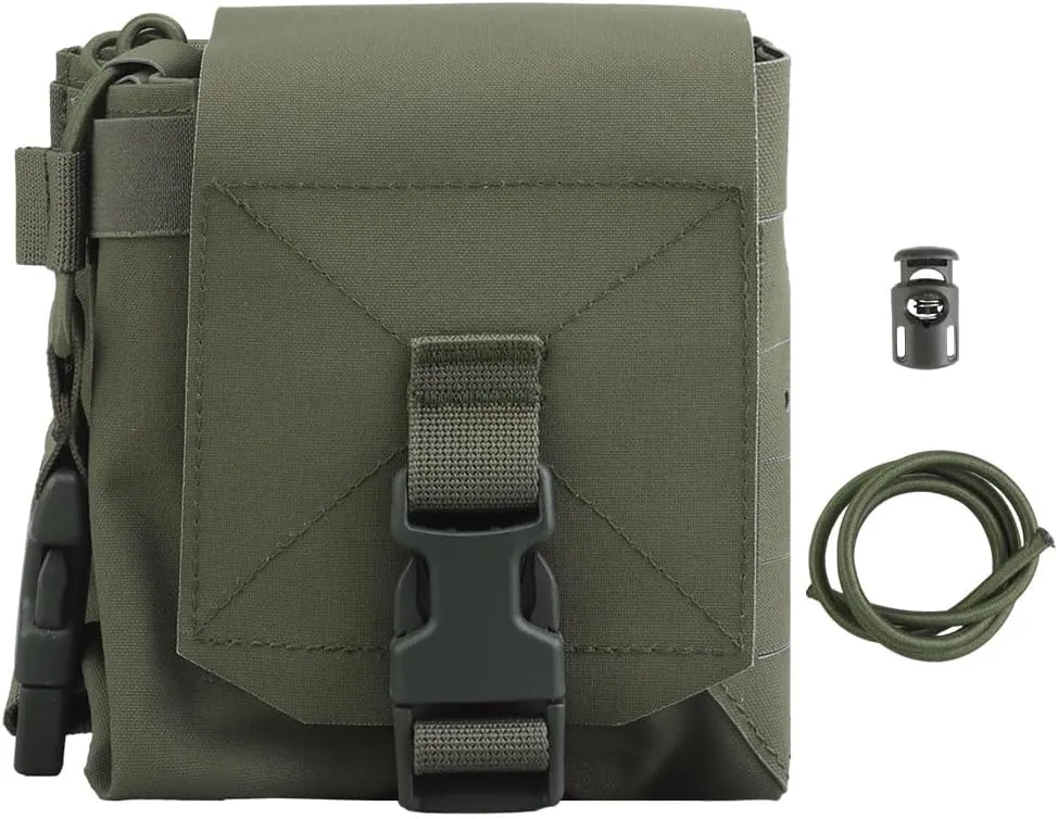 Tactical Multi-Purpose Sub Pouch, Walkie Talkie Carry Radio 5.56 Magazine Holder Tool Utility Bag Hunting Vest Accessories