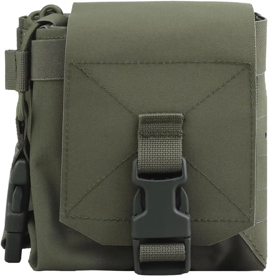 Tactical Multi-Purpose Sub Pouch, Walkie Talkie Carry Radio 5.56 Magazine Holder Tool Utility Bag Hunting Vest Accessories