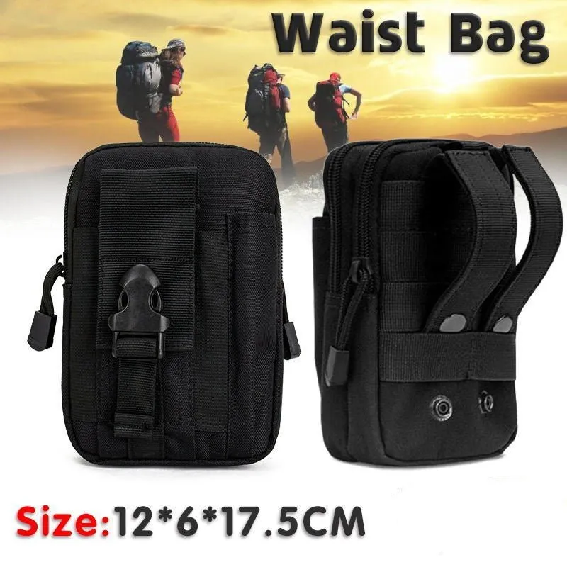 Tactical Waist Bag Molle Pack Pouch Military Wallet Multi Purpose Belt Utility