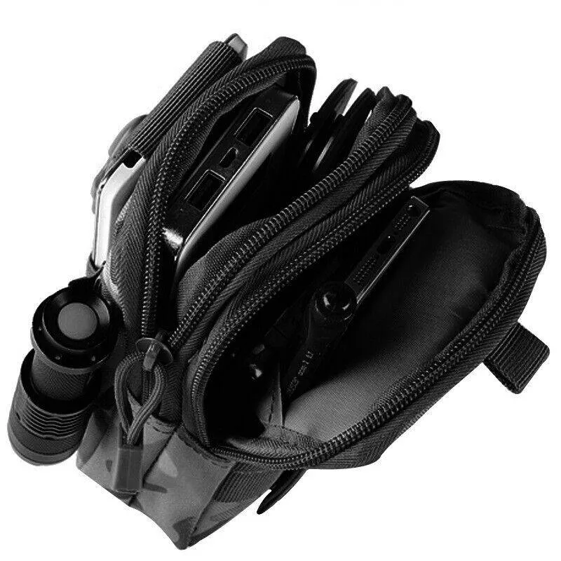 Tactical Waist Bag Molle Pack Pouch Military Wallet Multi Purpose Belt Utility