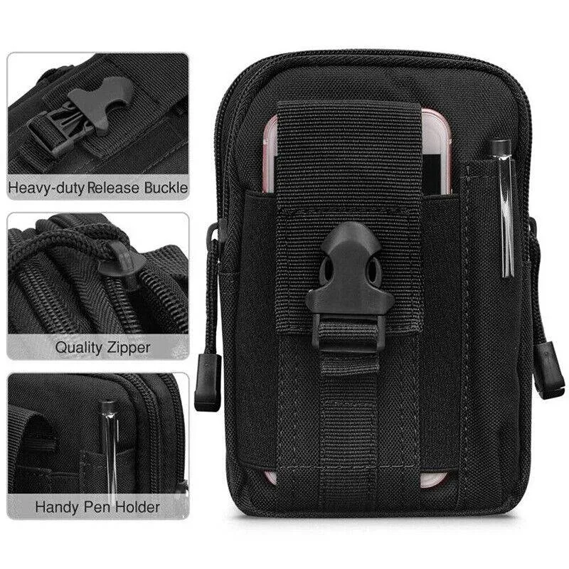 Tactical Waist Bag Molle Pack Pouch Military Wallet Multi Purpose Belt Utility