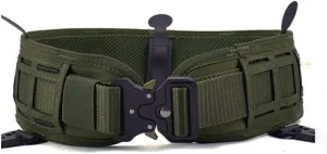 Tactical Waist Belt Set Slim Battle Belt & Inner Belt Laser Cut Girdle