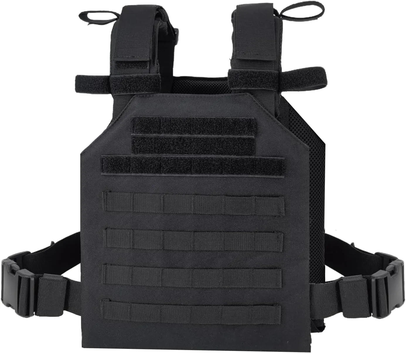 Tactical Weight Vest for Men and Women, Weighted Running Vest Weighted Vest Strength Training Weight Vest Adjustable Weights for Walking Outdoor Sports and Fitness Workouts(Black)