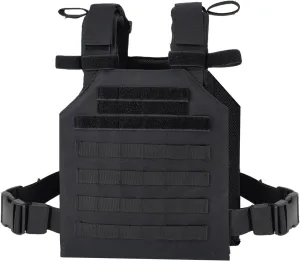 Tactical Weight Vest for Men and Women, Weighted Running Vest Weighted Vest Strength Training Weight Vest Adjustable Weights for Walking Outdoor Sports and Fitness Workouts(Black)