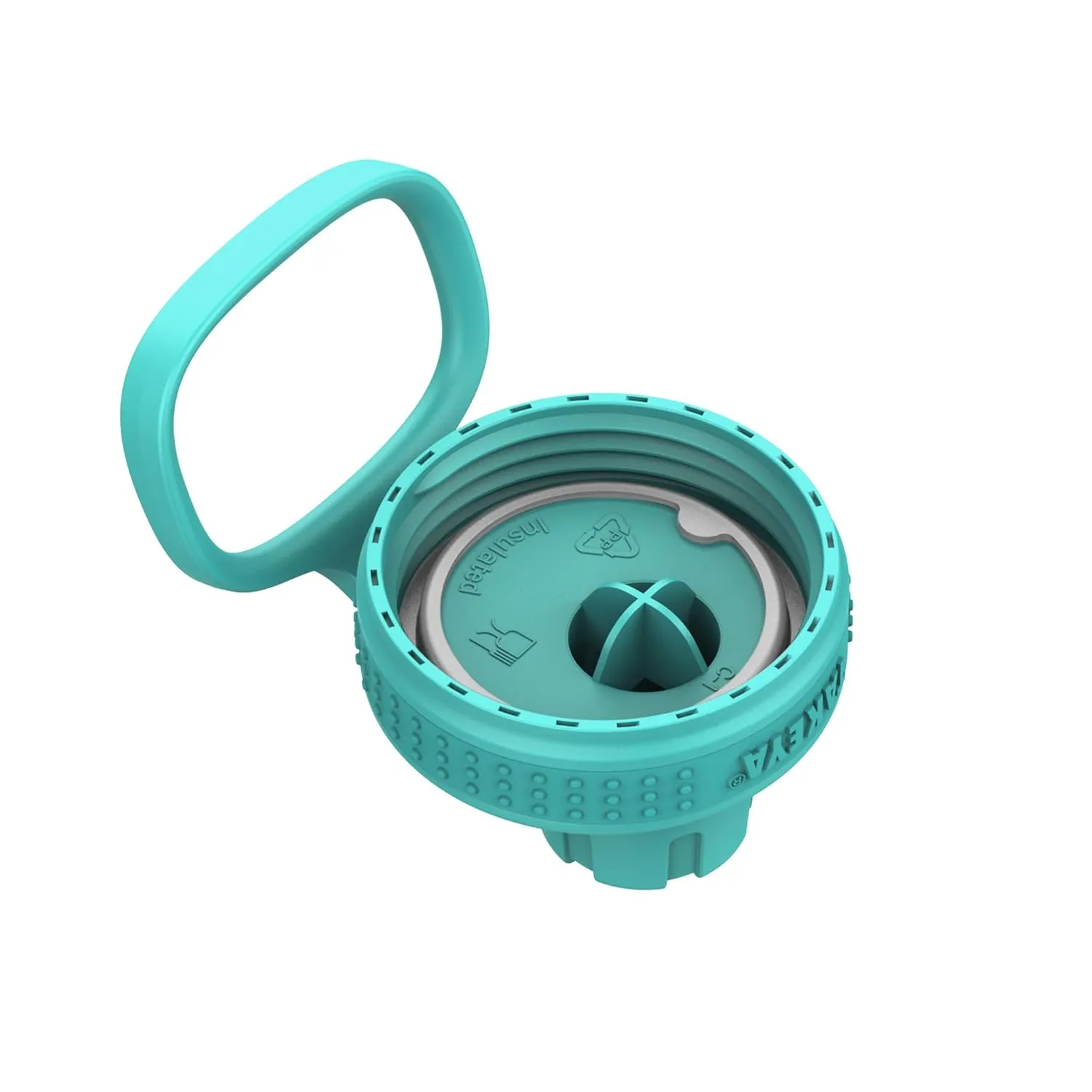 Takeya 40 oz CP Signature Pickleball Stainless Steel Insulated Water Bottle with Choice of Lid, Dropshot Teal