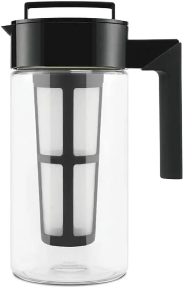 Takeya Patented Deluxe Cold Brew Coffee Maker, 1 qt, Black