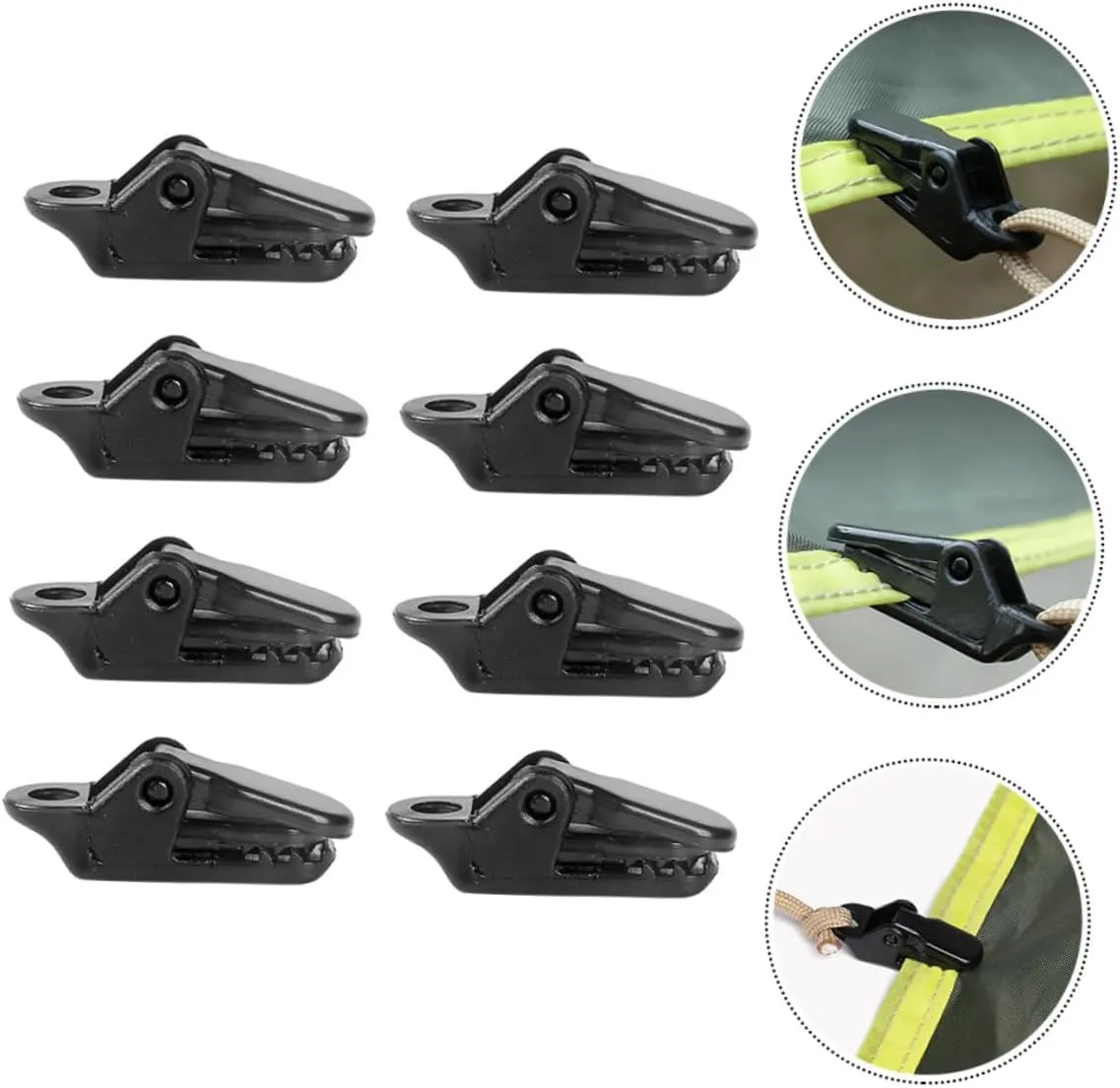 Tarp Clip Camping Heavy Duty Tent Pegs for Clips Tent Accessories Carabiner Tent Clip Tent Cord Clip