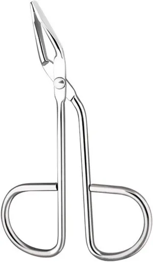 TEMKIN Tweezers Eyebrow Plucker Stainless Steel Elbow Clip Scissors Tweezers Pliers Beauty Slanted Puller Extension Eye Plucking Makeup Tool Tweezers