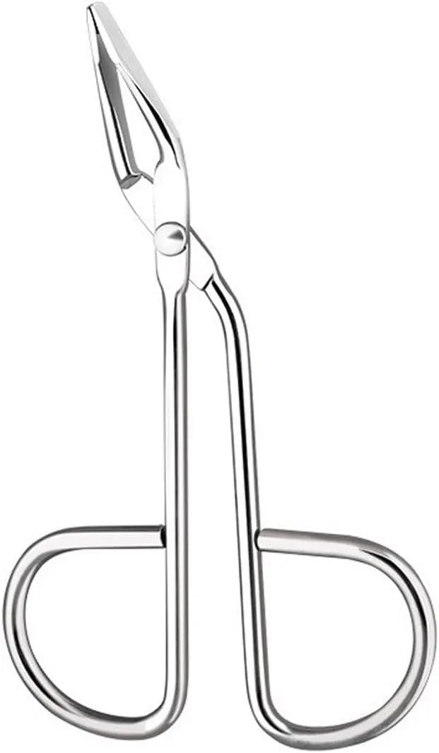 TEMKIN Tweezers Eyebrow Plucker Stainless Steel Elbow Clip Scissors Tweezers Pliers Beauty Slanted Puller Extension Eye Plucking Makeup Tool Tweezers