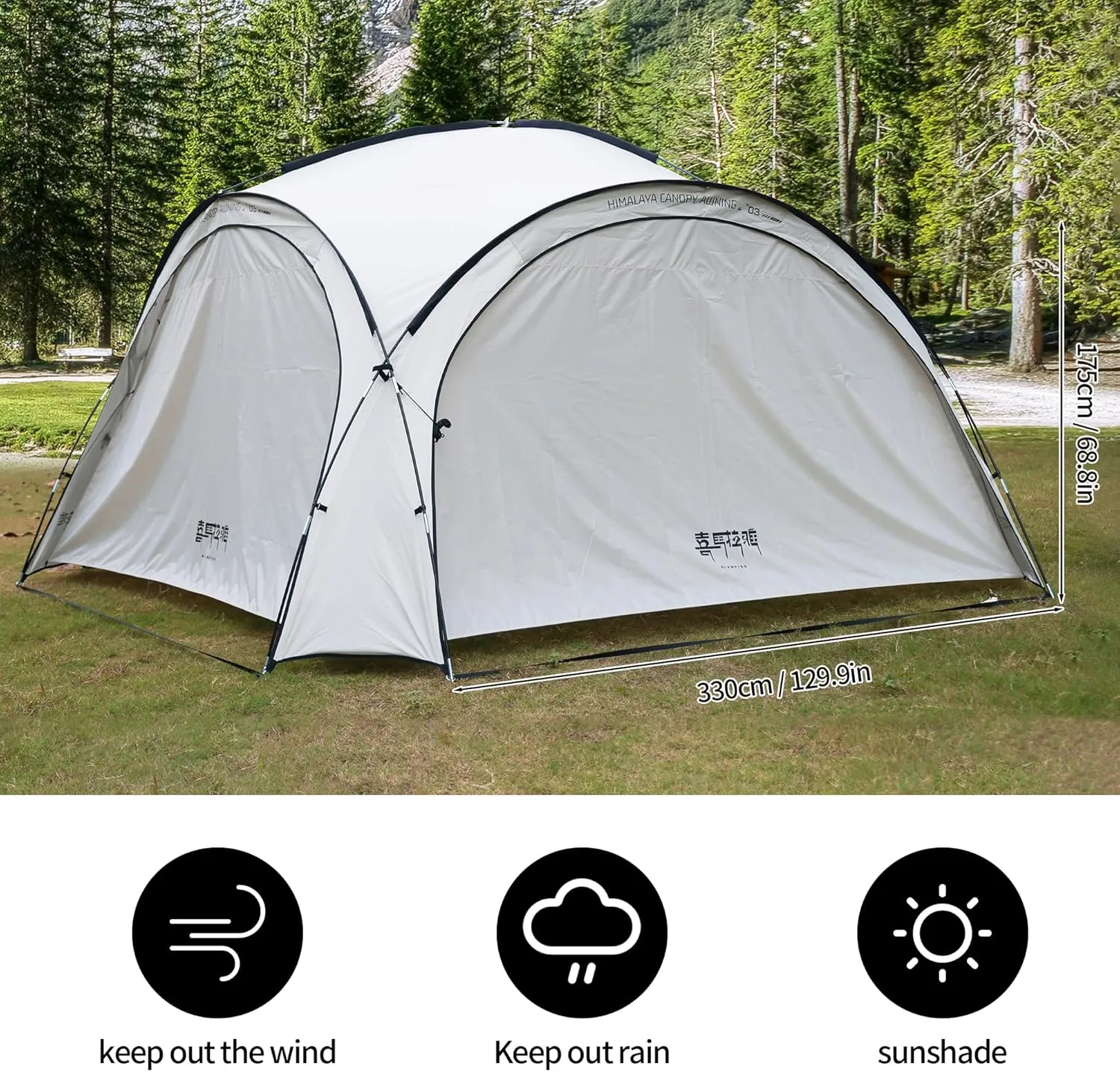 Tent Accessories Tent Accessories 8-10 Person Camping Tent Waterproof Windproof Camping Tent Portable for Outdoor Camping Beach