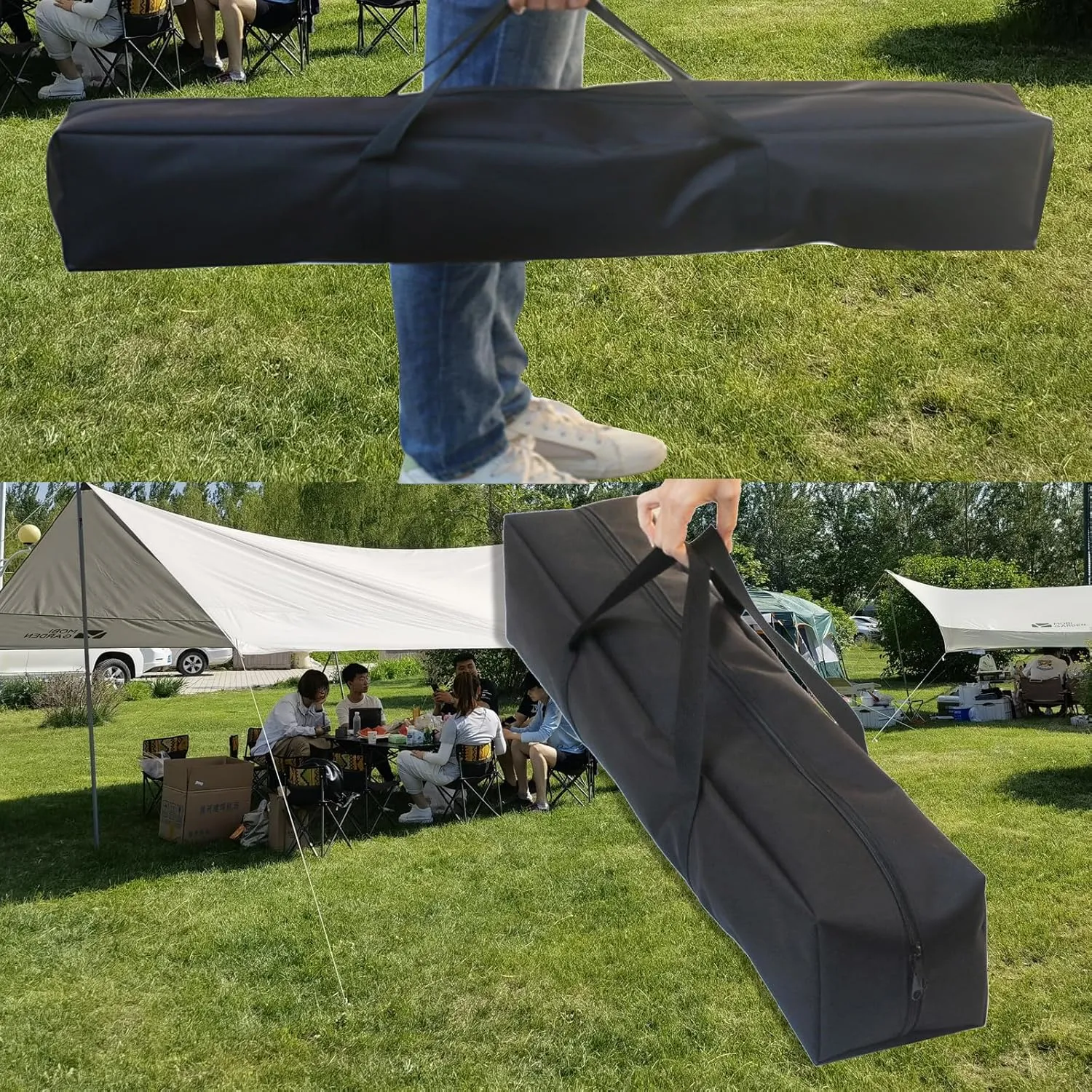 Tent Bag Storage Bag Waterproof Tent Bag Oxford Tent Poles Pack Bag Large Capacity Camping Poles Storage Bag Tent Storage Bag Replacement Camping Gear Storage Bag for Travel Camping Sports
