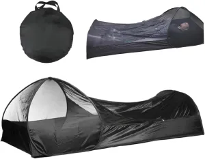Tent, Foldable Single Person up Tent, Waterproof Moisture Proof Fine Mesh, Portable Bug Net for Camping Outdoor 82.7x41.3x27.6