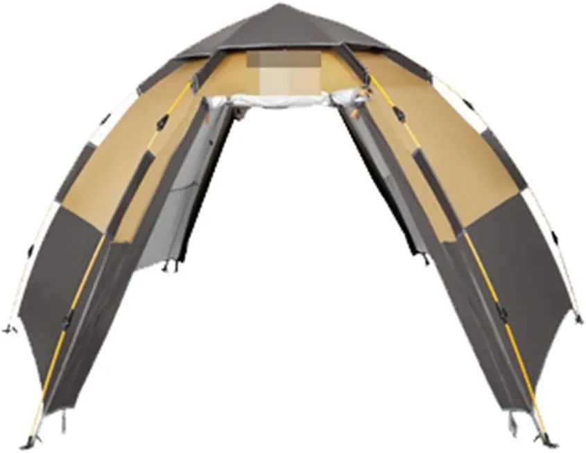 Tent Outdoor 3-4 People Automatic Anti-Storm rain 2 Double Thick Rainproof Camping Outdoor Camping Household Tent pop-up Large Cabin Beach Tent Quick Installation wate Hopeful