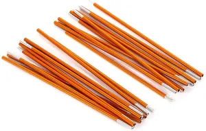 Tent Pole Folding Fiber Glass Rod Double Replacement Tent Pole Support Frames for Awning Poles Camping Hiking