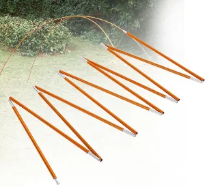 Tent Pole Repair Kit, 2Pcs Aluminium Alloy Tent Poles Replacement Tent Rod Tent Supporting Rod for Hiking Camping