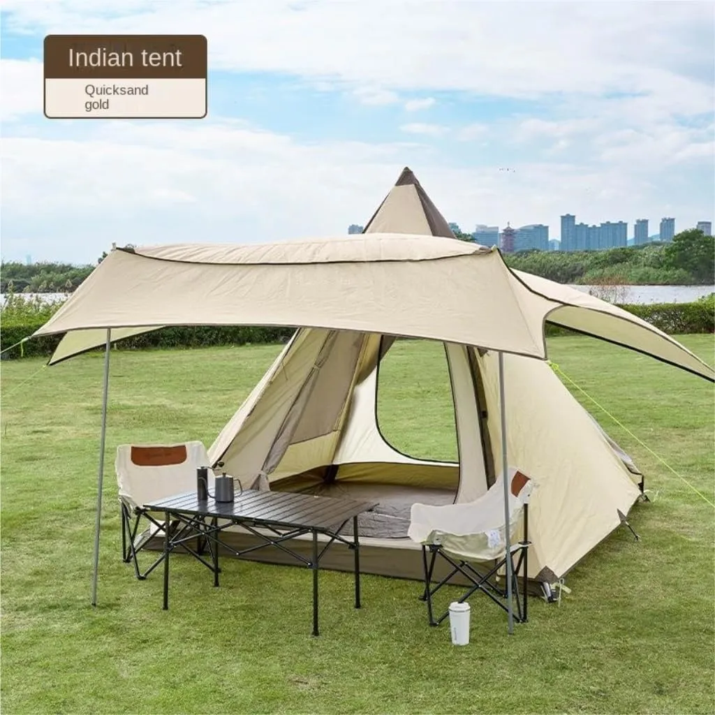 Tent Portable Outdoor Tent Double-Layer Tent Camping Fishing Outdoor Leisure Travel Free Quick-Open Tent Outdoor Tent