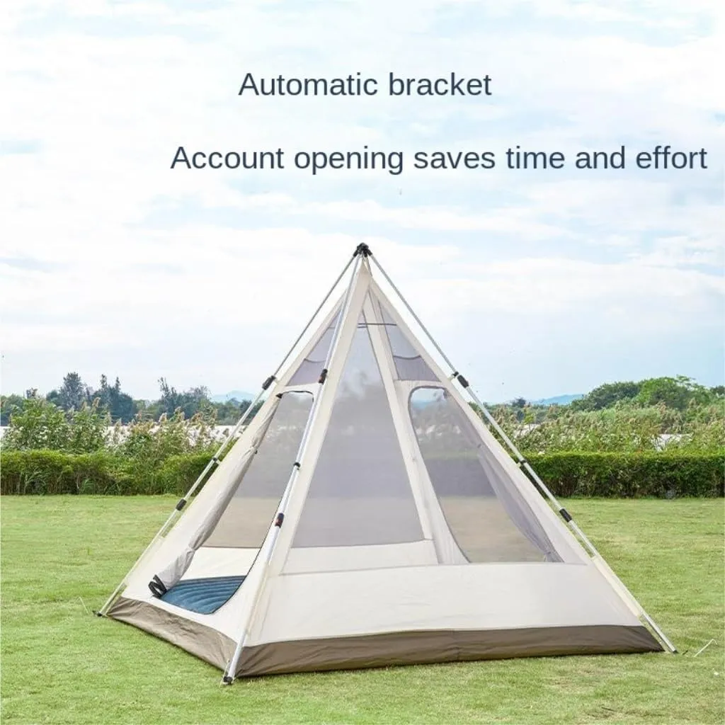 Tent Portable Outdoor Tent Double-Layer Tent Camping Fishing Outdoor Leisure Travel Free Quick-Open Tent Outdoor Tent
