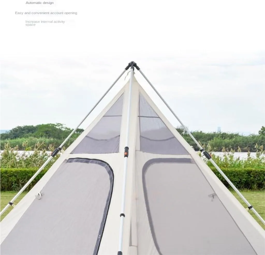 Tent Portable Outdoor Tent Double-Layer Tent Camping Fishing Outdoor Leisure Travel Free Quick-Open Tent Outdoor Tent