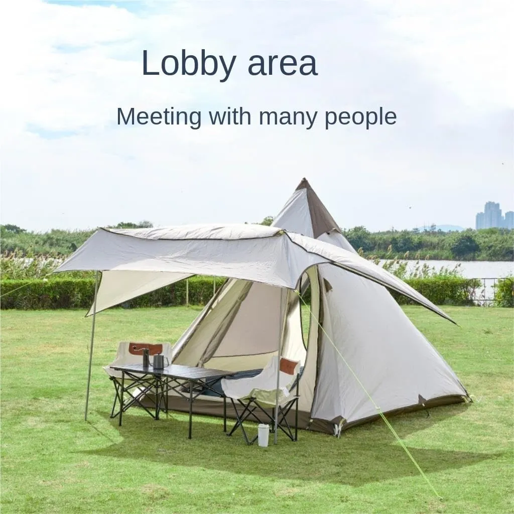 Tent Portable Outdoor Tent Double-Layer Tent Camping Fishing Outdoor Leisure Travel Free Quick-Open Tent Outdoor Tent